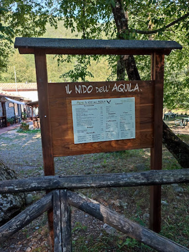 restaurant sign in Tuscany